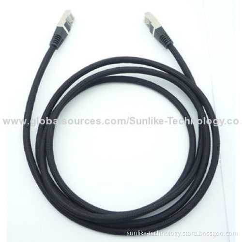 LAN Cable for Computers and Network, Available with T568A/T568B/UTP or FTP Plugs and Various Colors